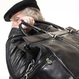 Leather travel bag with pockets |El Boyero