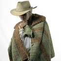 Leather and wool cape |El Boyero