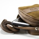Capybara and cow leather small crossbody purse |El Boyero