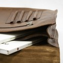 Carpincho leather briefcase with buckles |El Boyero