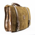 Carpincho leather briefcase with buckles |El Boyero