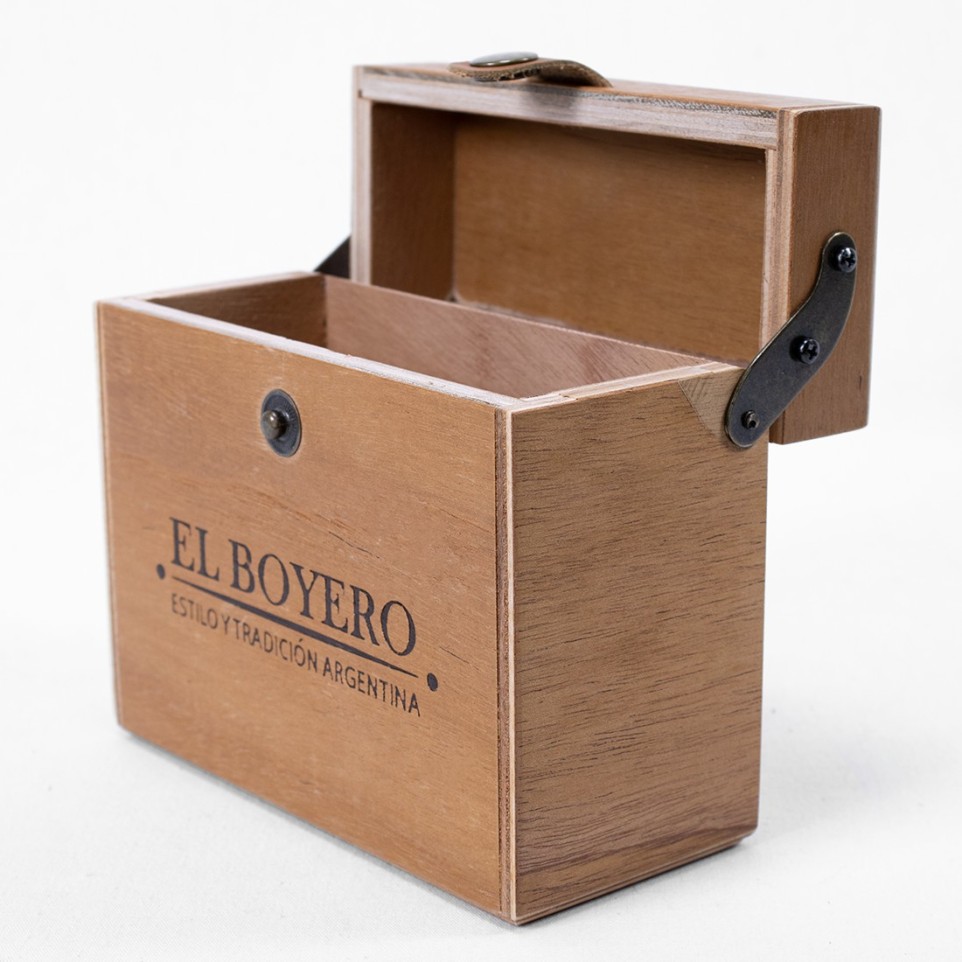 Caja madera para cinturón o lonja |El Boyero