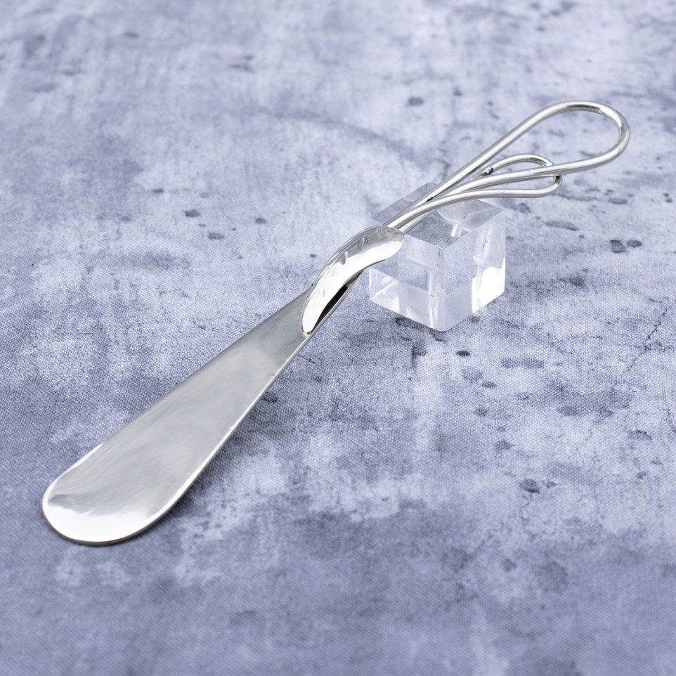Large nickel silver butter knife