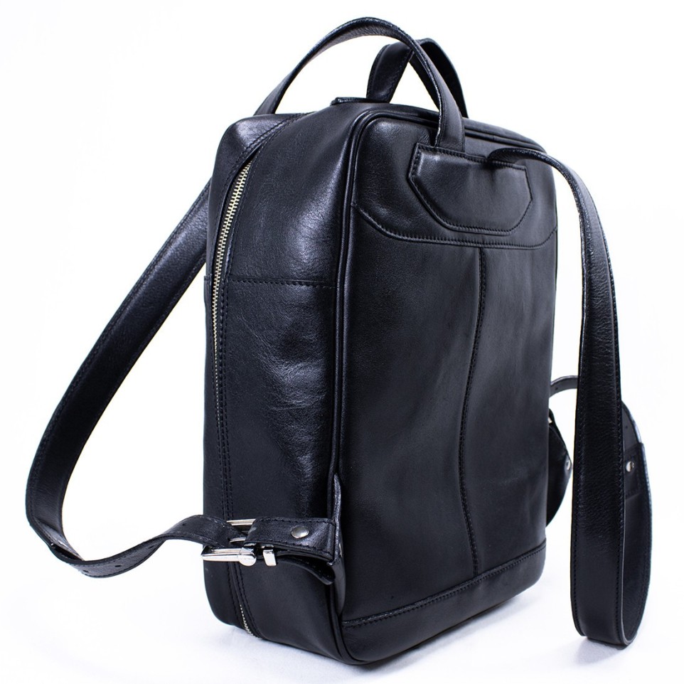 Rectangular leather backpack |El Boyero