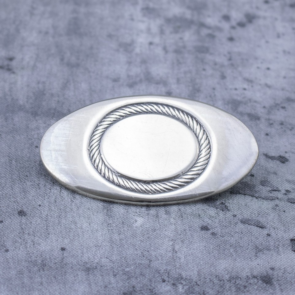 Silver Belt Buckle Plain