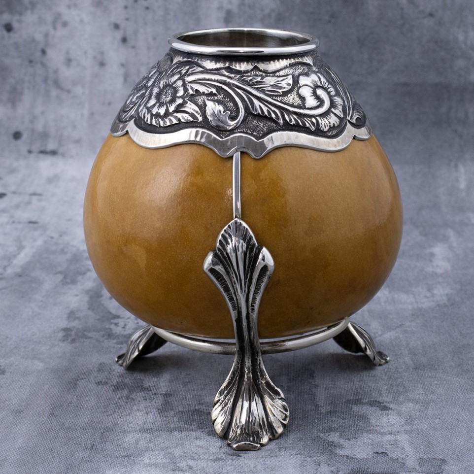 Mate of gourd and sterling silver |El Boyero