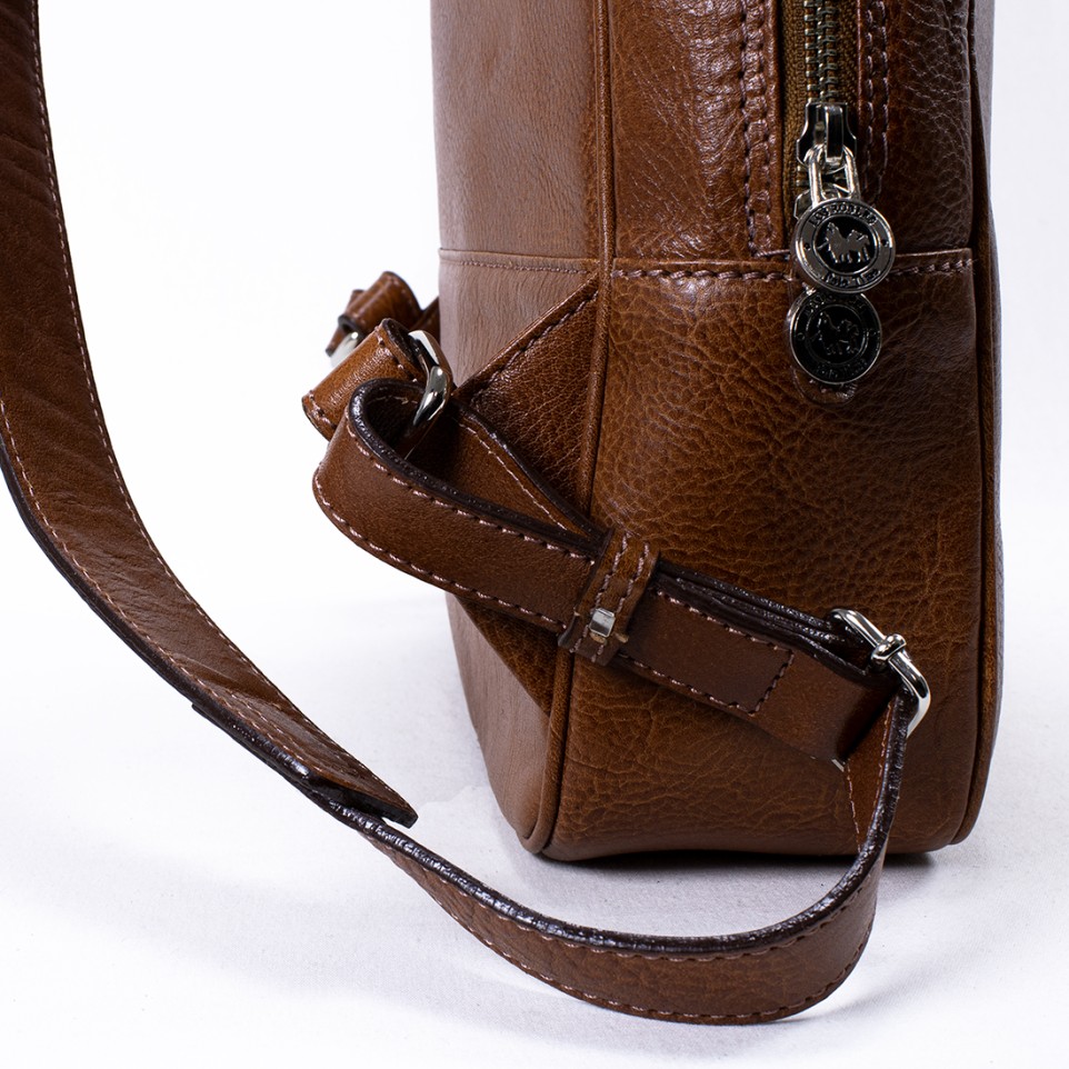 High quality leather notebook backpack|El Boyero