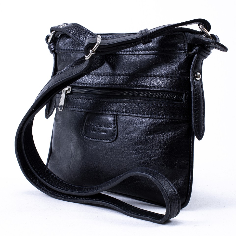 Cow leather flat crossbody purse |El Boyero