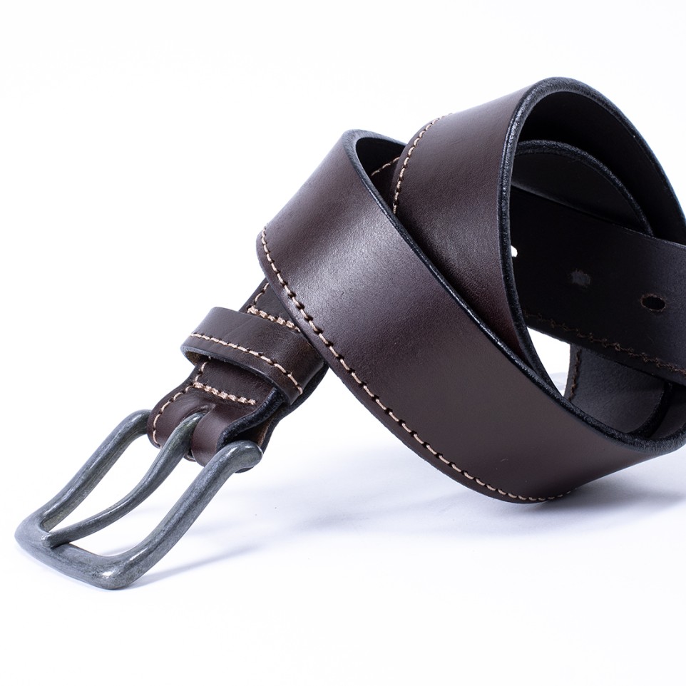 Cow leather belt