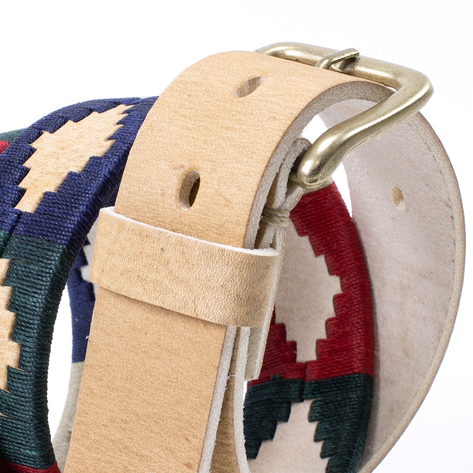 Raw cow leather belt with pattern |El Boyero