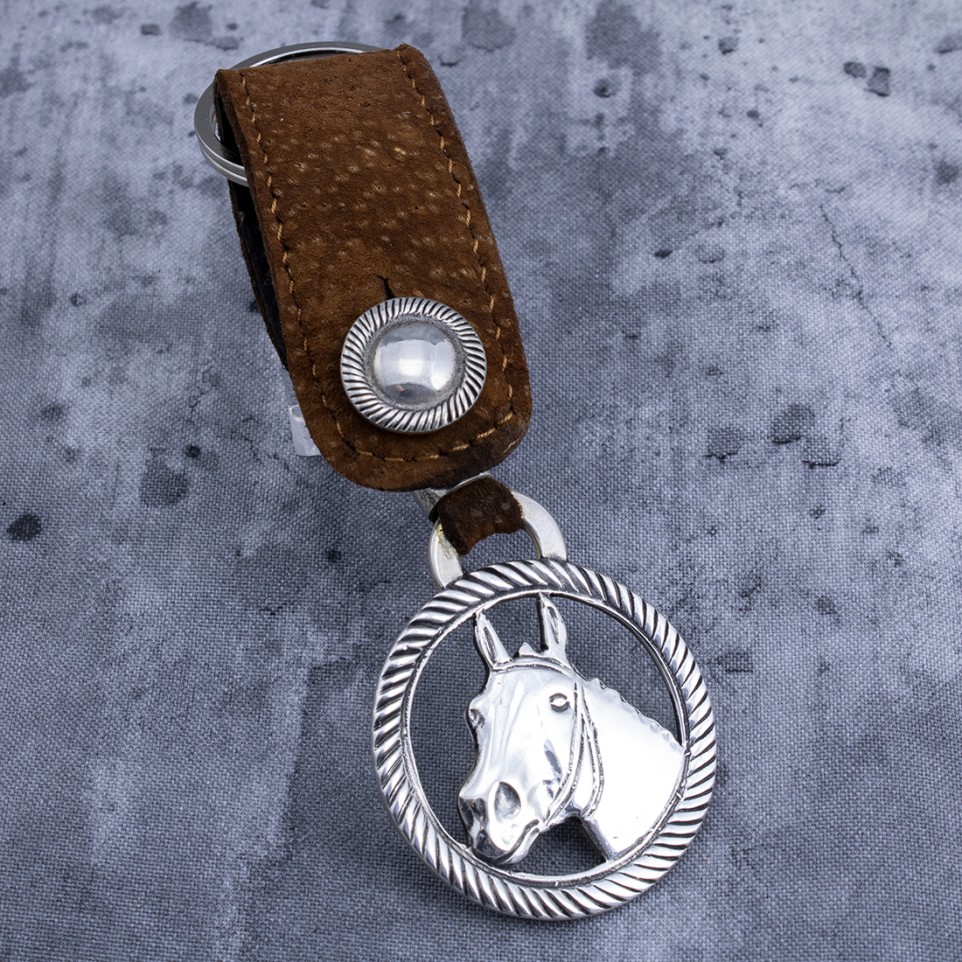 Llavero medalla calada grande - Diseño "Caballo" |El Boyero