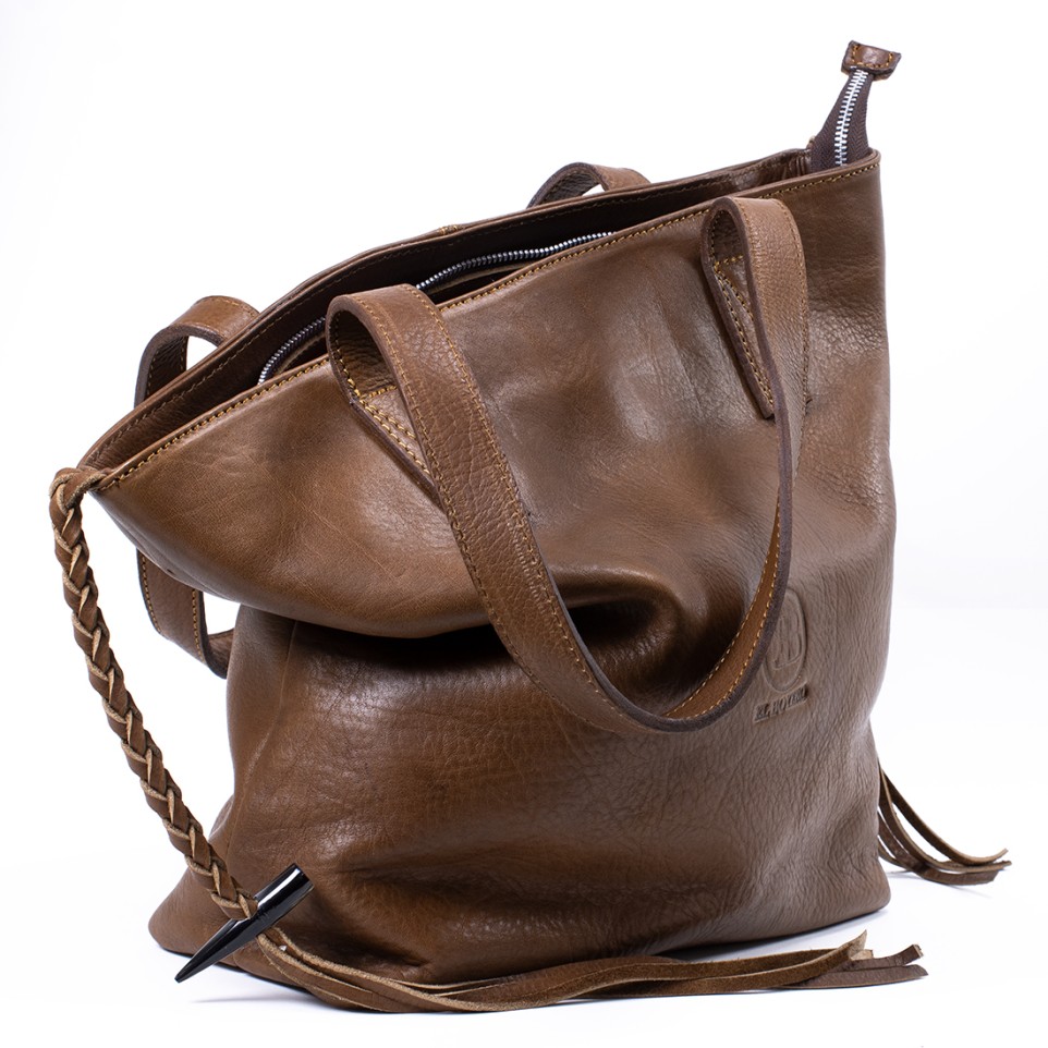 Leather shoulder bag |El Boyero