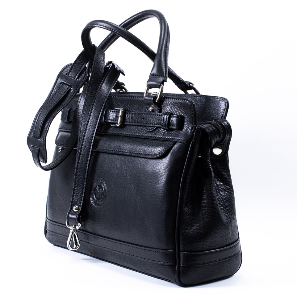 Soft cow leather purse with buckle lanyard |El Boyero
