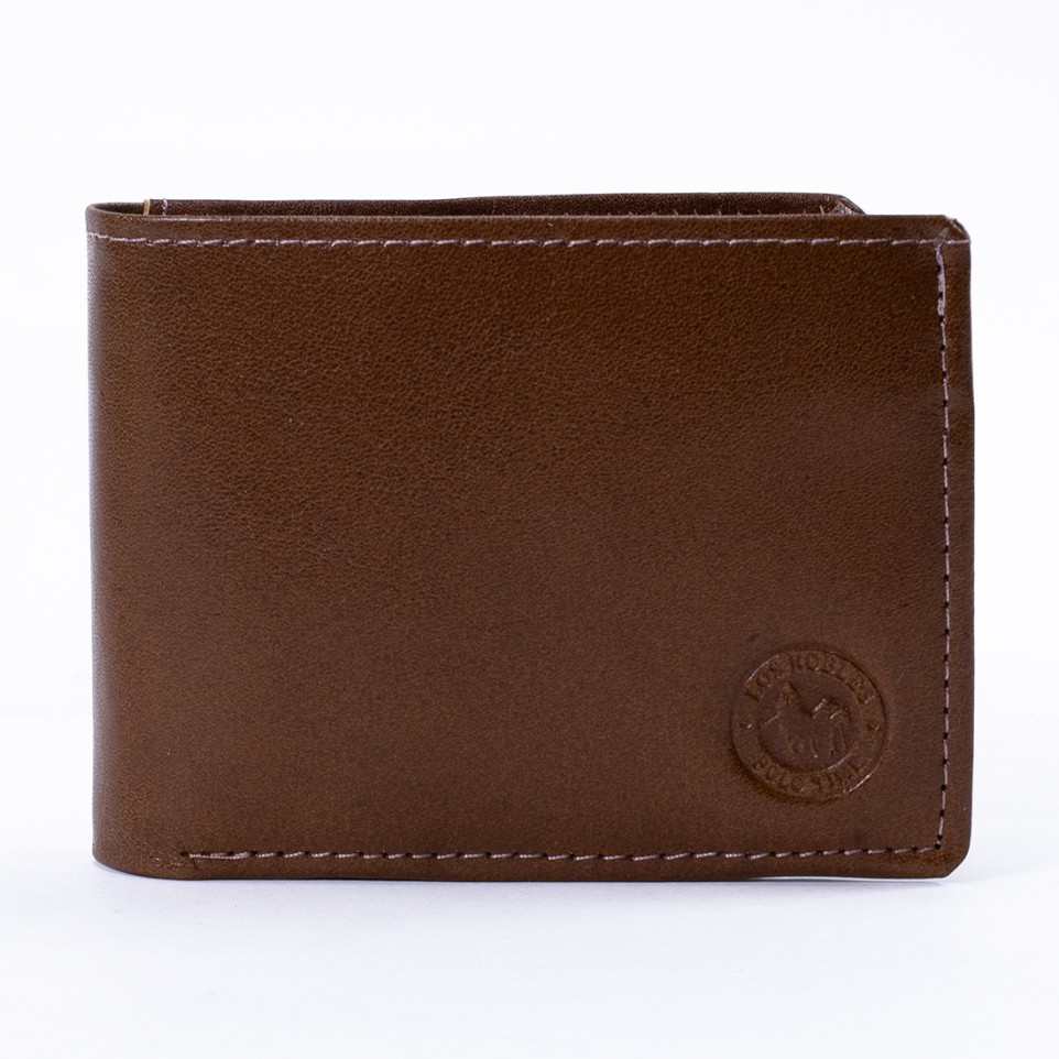 Trifold leather wallet with coin purse |El Boyero