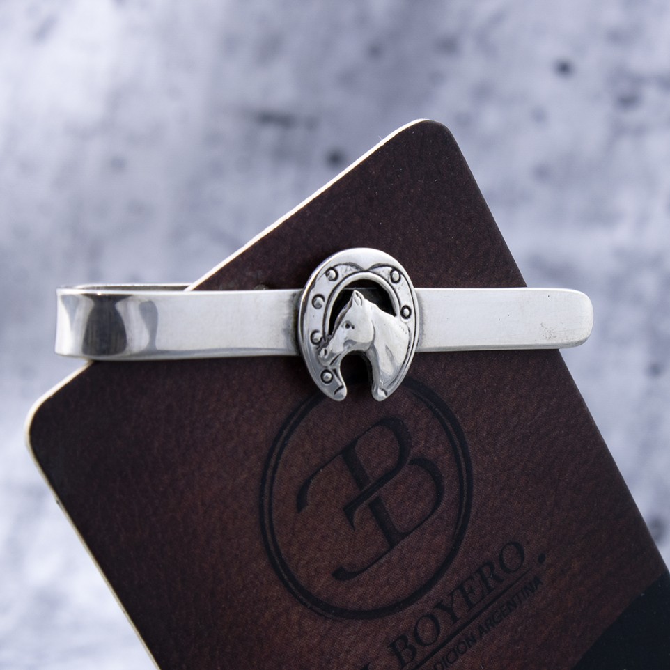 Tie locker - 'Horse head with horseshoe' design |El Boyero