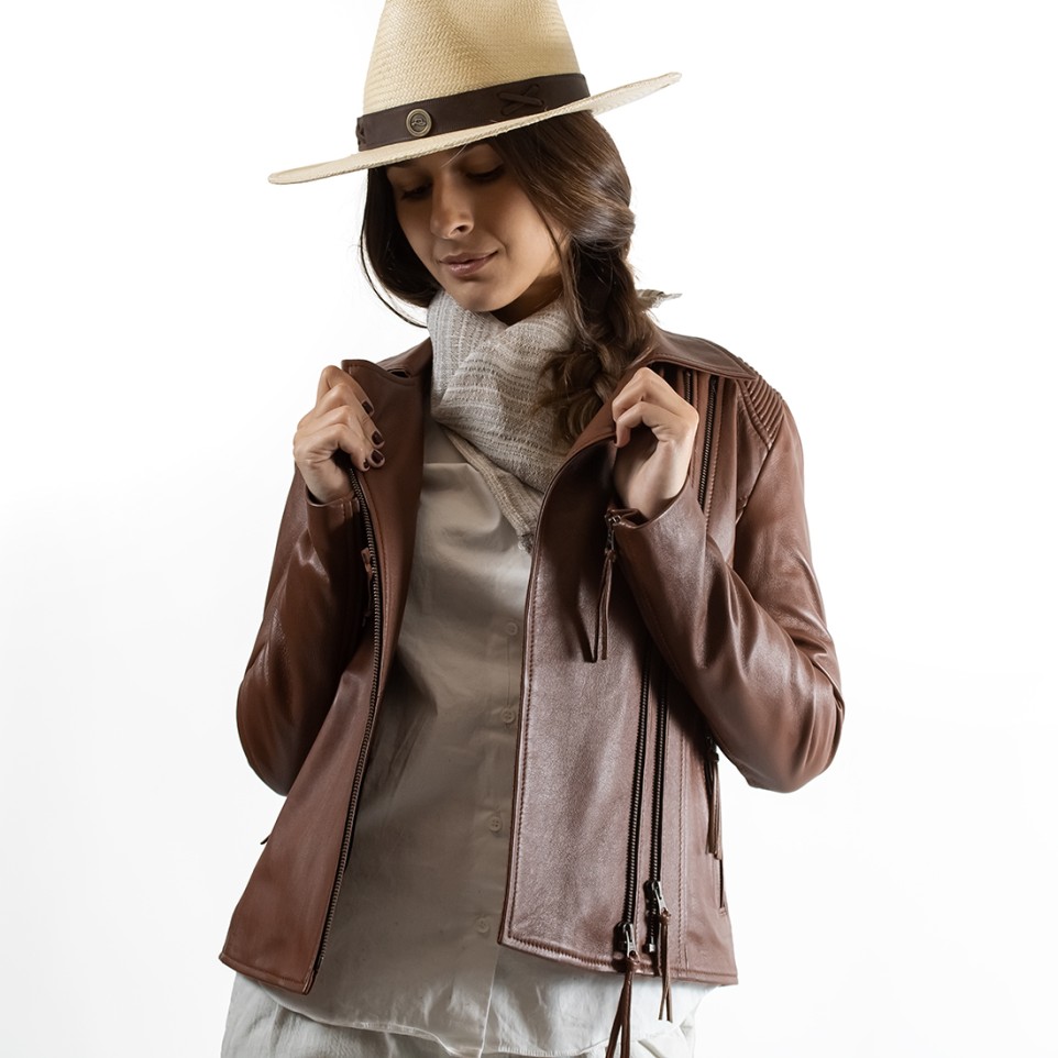 Sheepskin leather jacket for women |El Boyero