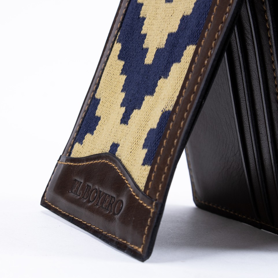 Leather wallet with Pampa cross |El Boyero