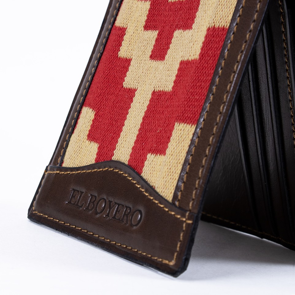 Leather wallet with Pampa cross |El Boyero