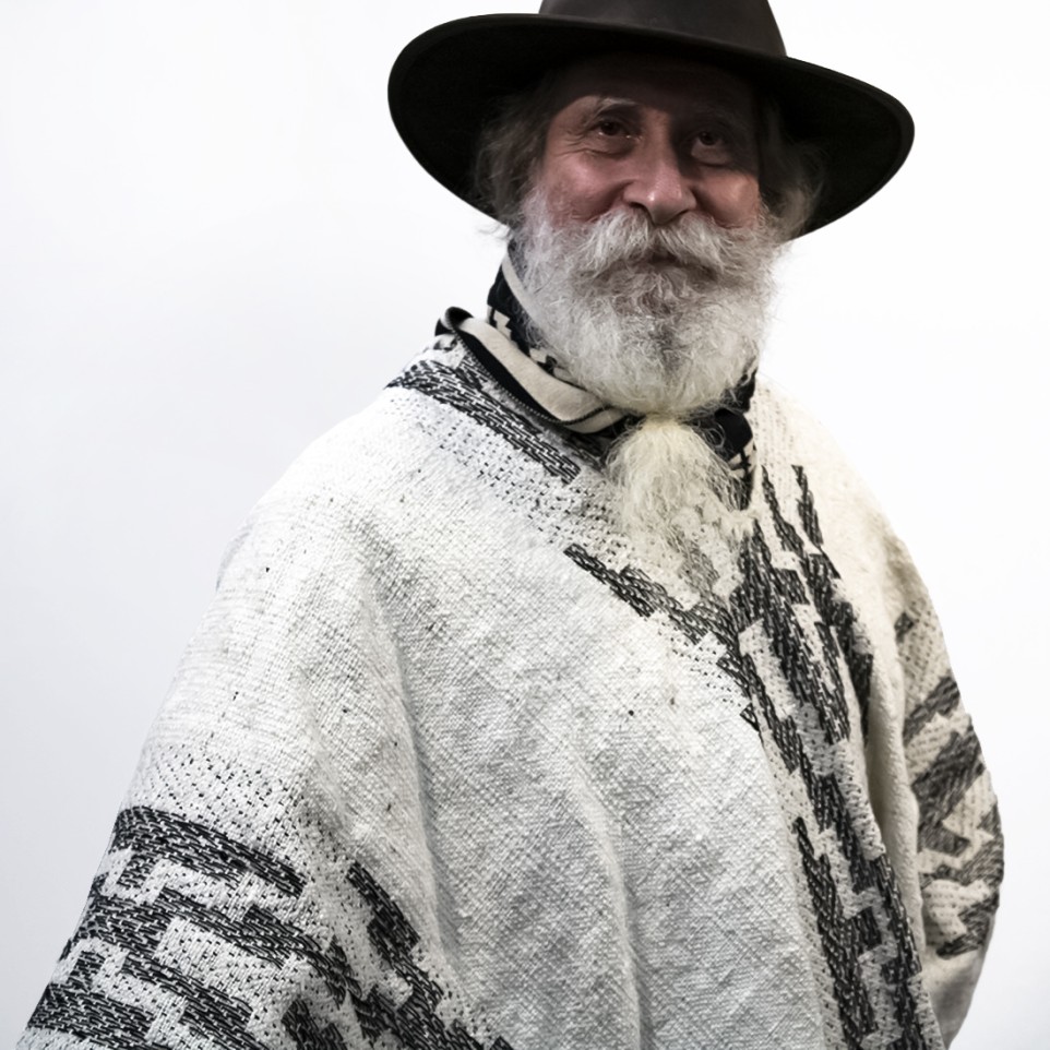 Woolen Antique poncho |El Boyero