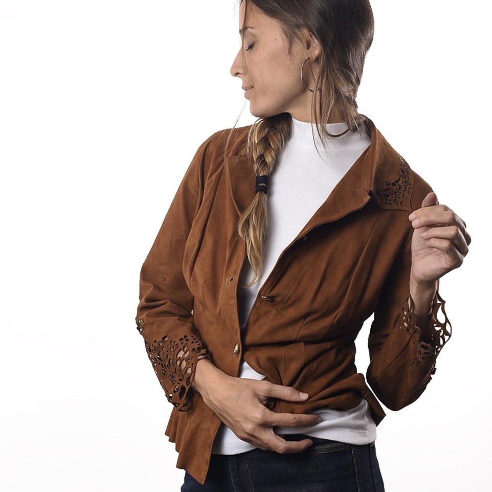 Handmade leather shirt for women |El Boyero