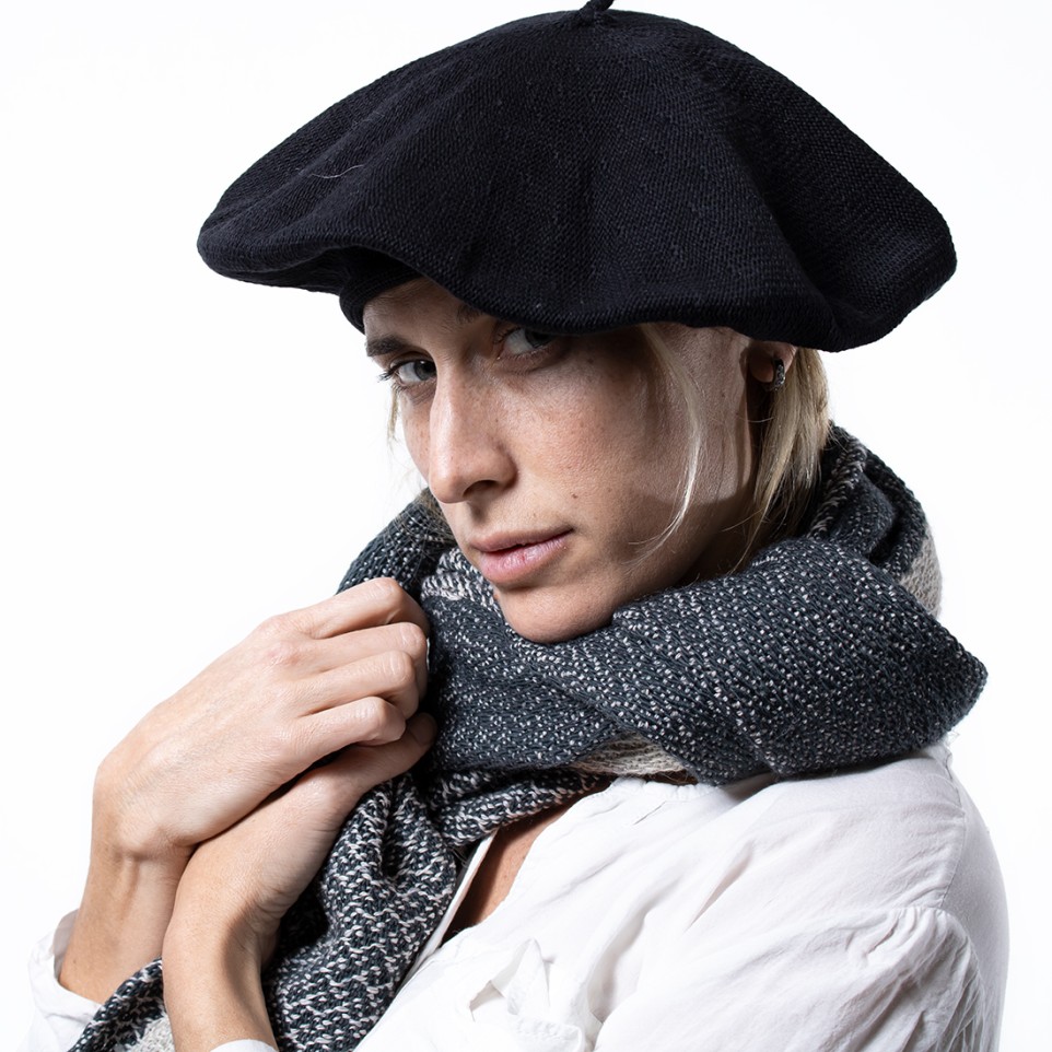 Unisex scarf, knitted in loom |El Boyero
