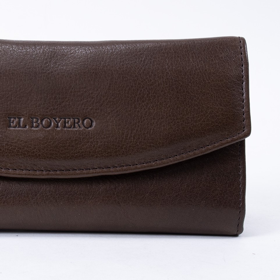 Leather card index with flap |El Boyero