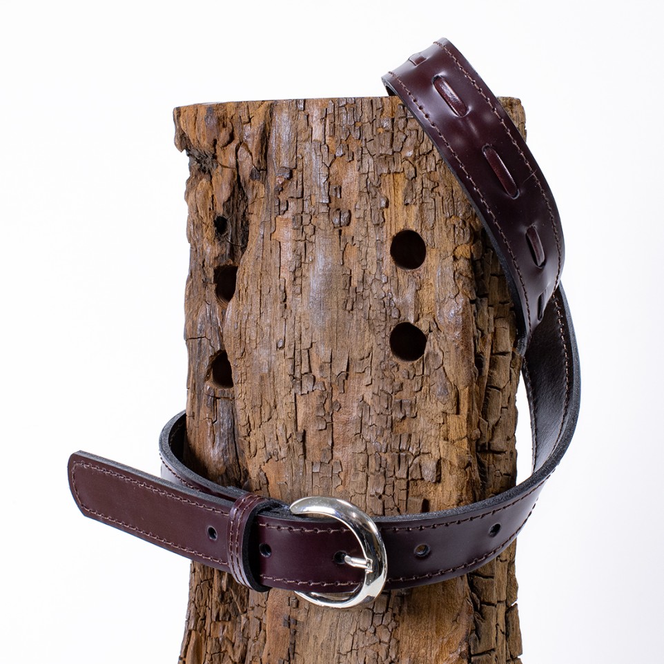 Cinturón de cuero con costura a mano |El Boyero