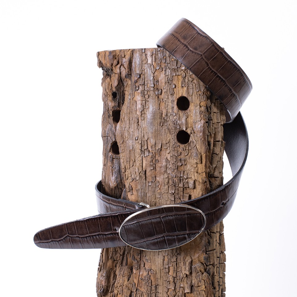 Engraved leather belt |El Boyero