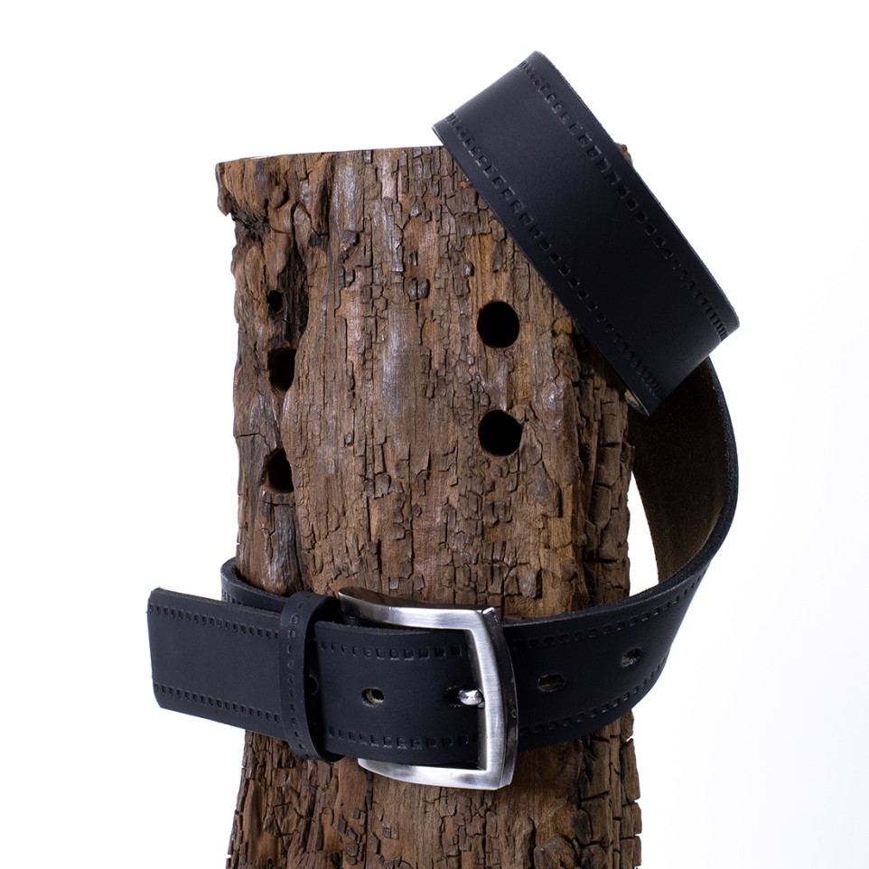 Opaque leather belt |El Boyero