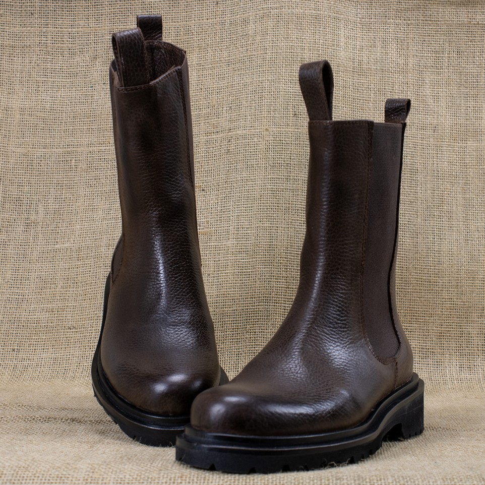 Mid calf elastic boots |El Boyero