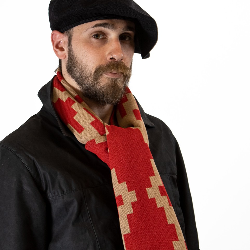 Double Pampa pattern scarf |El Boyero