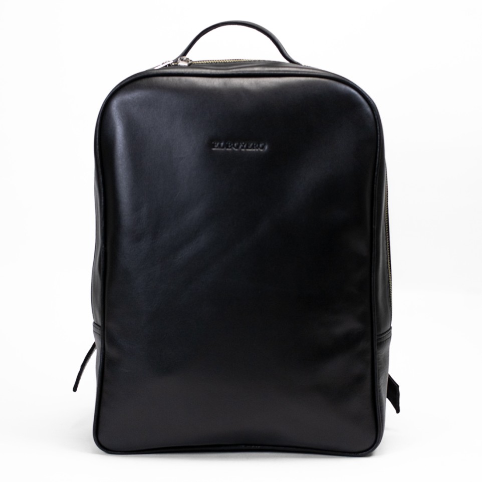 Leather laptop backpack |El Boyero