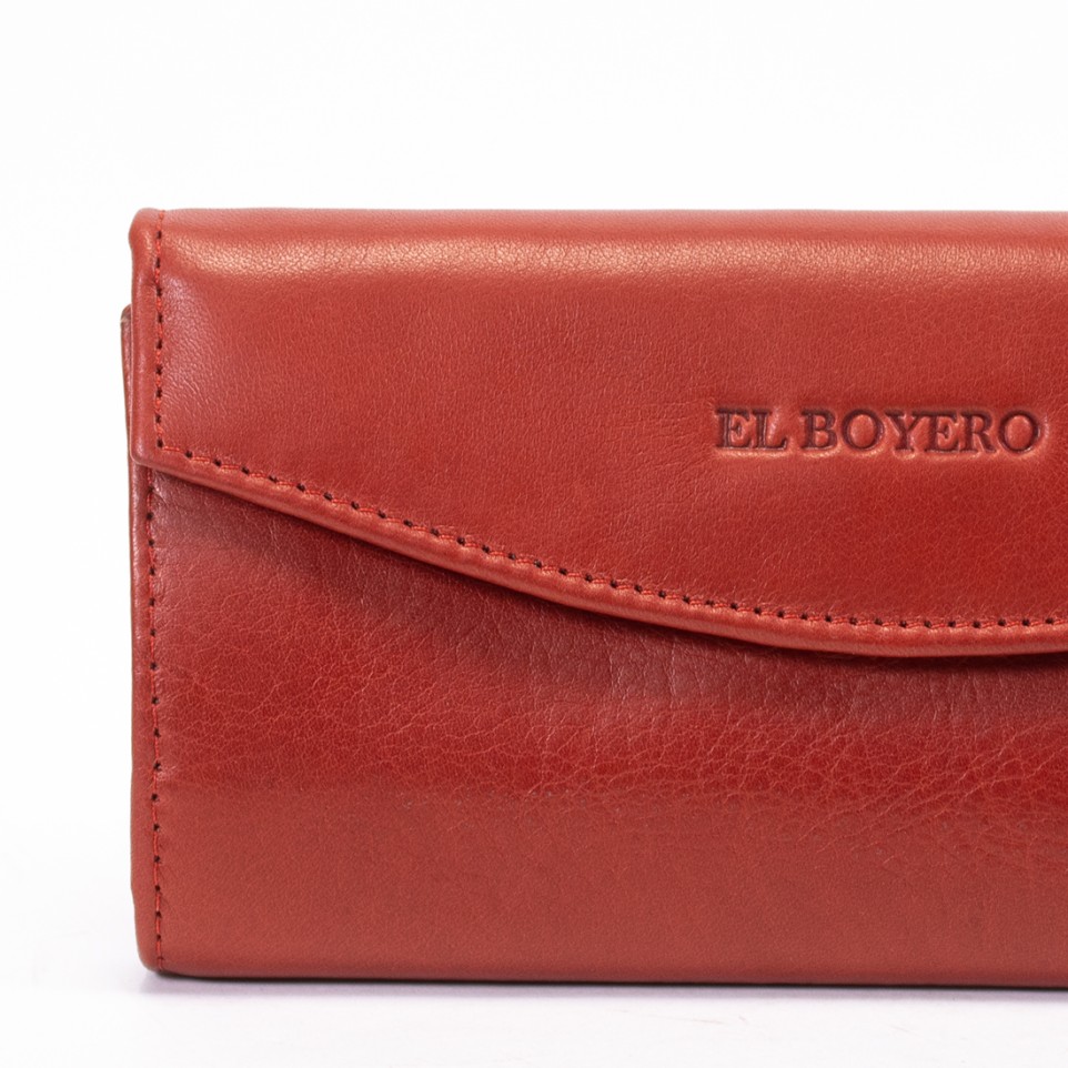 Leather card index with flap |El Boyero