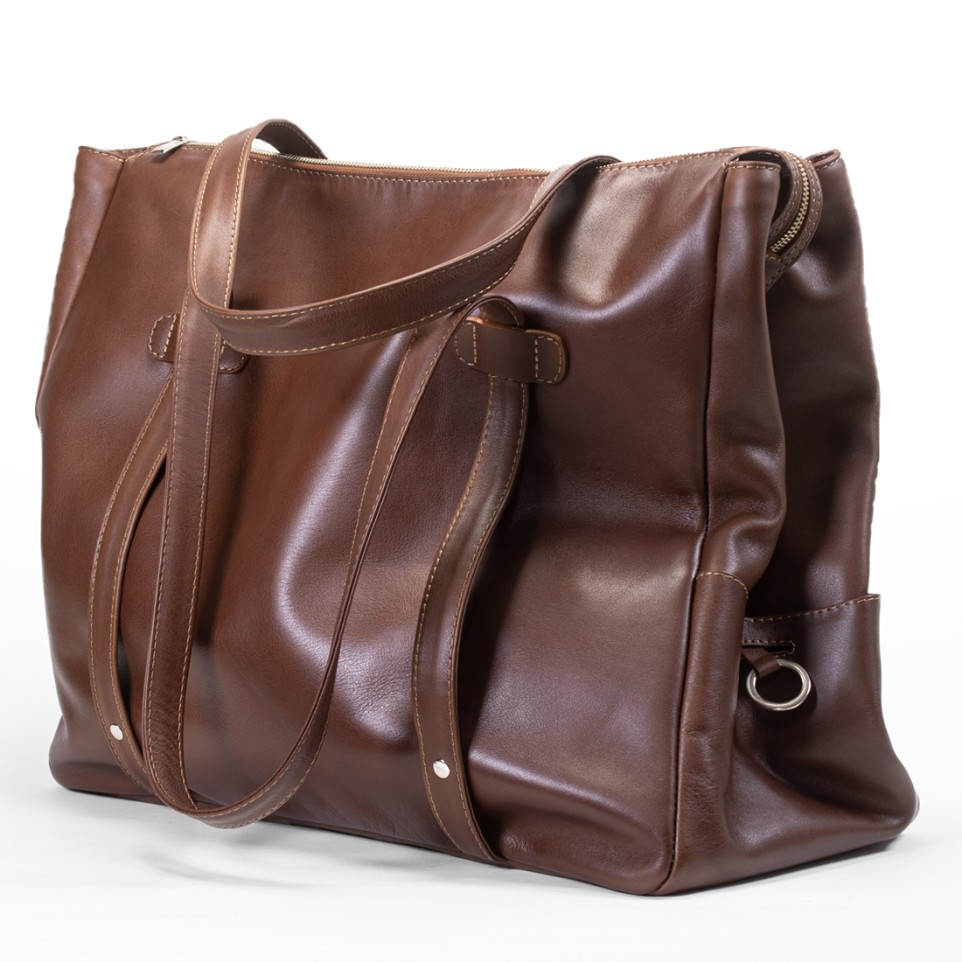 Leather cabin tote bag |El Boyero