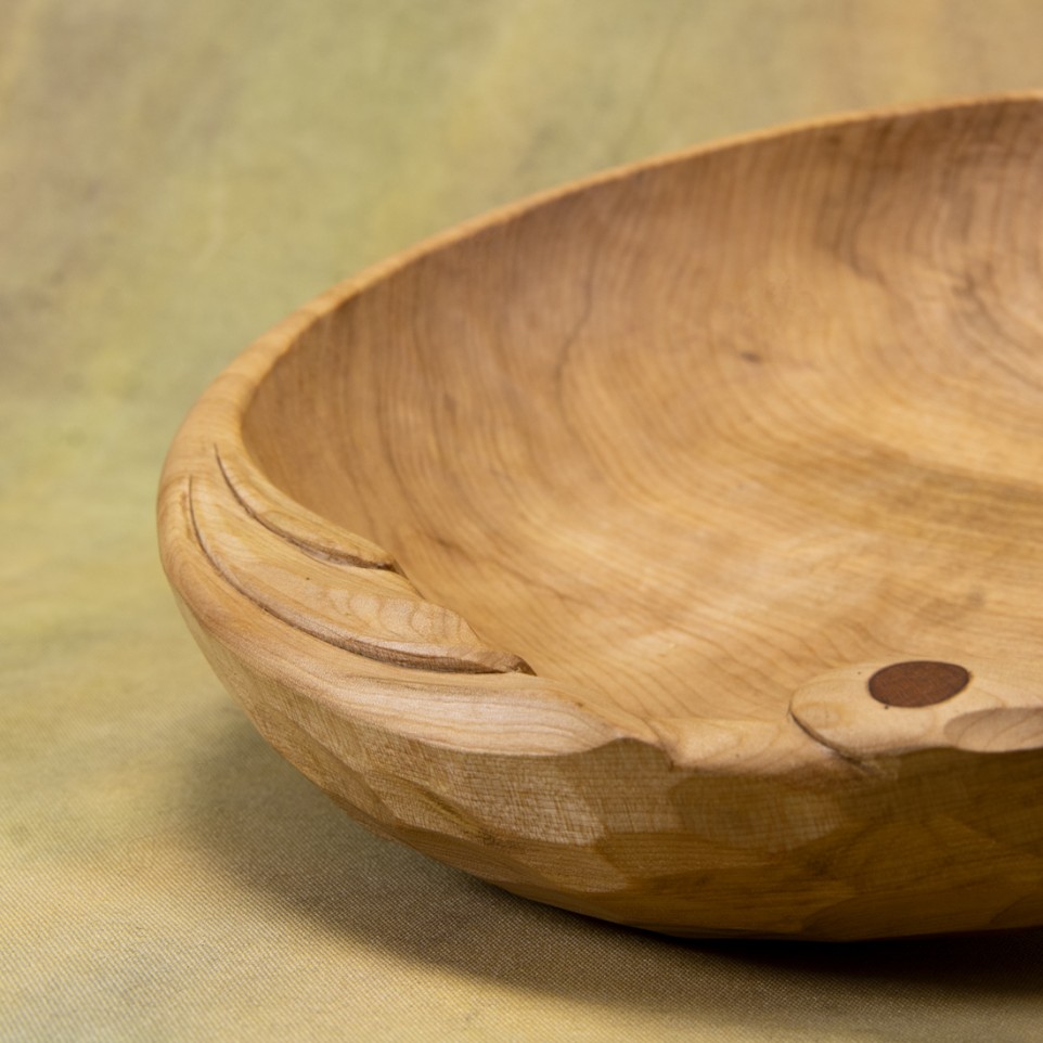 Round handcrafted wooden bowl |El Boyero