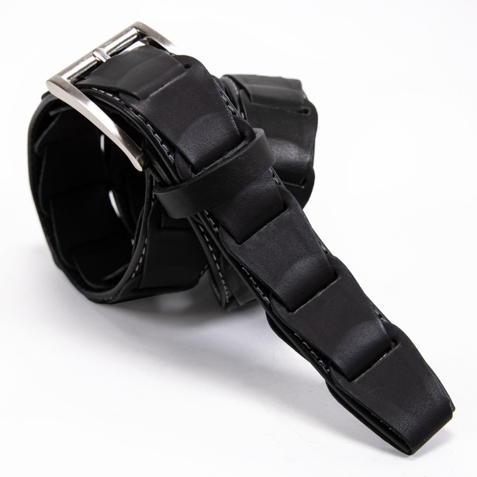 Interwoven leather belt |El Boyero