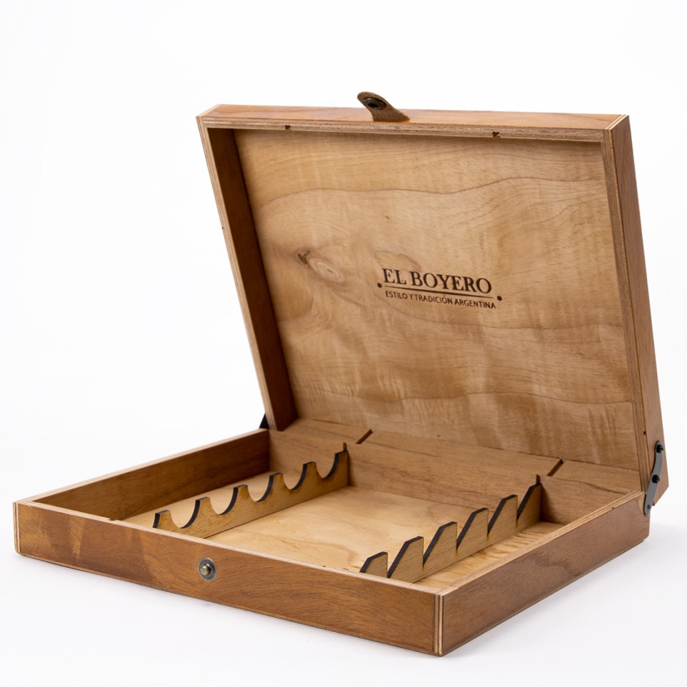 Wooden box for a set of 6 knives |El Boyero