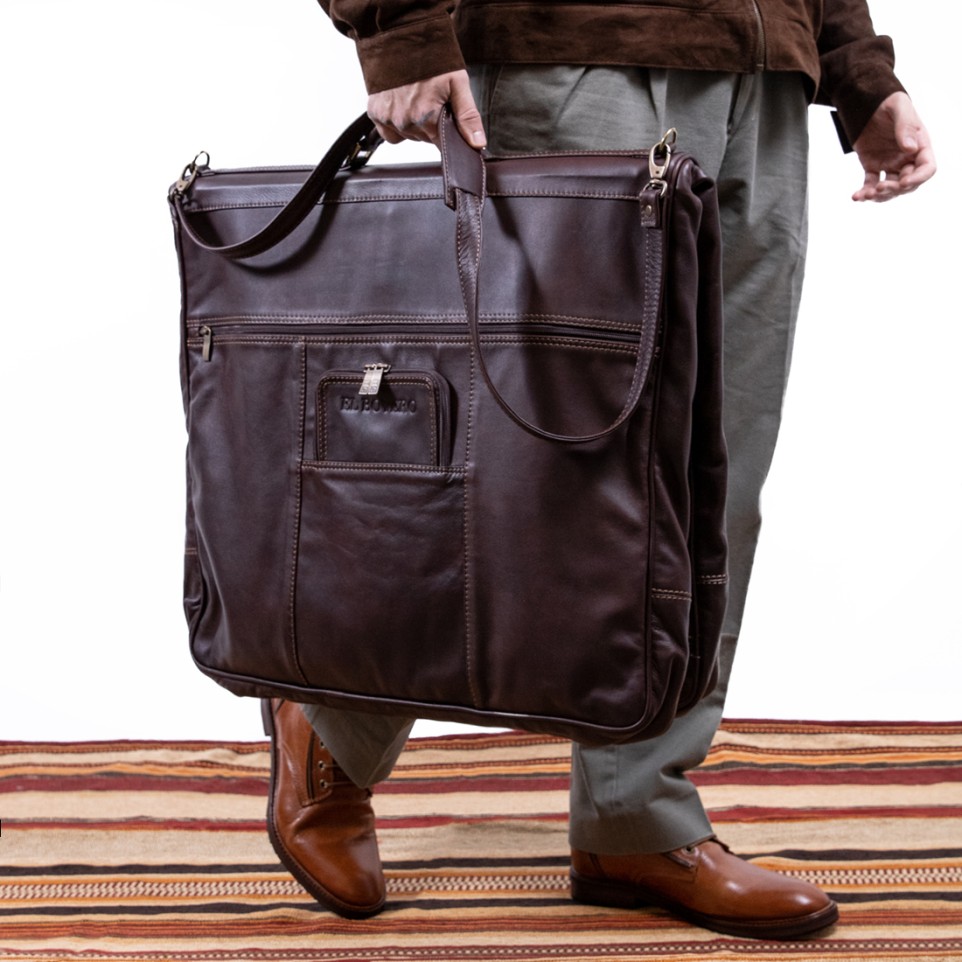 Leather garment bag |El Boyero