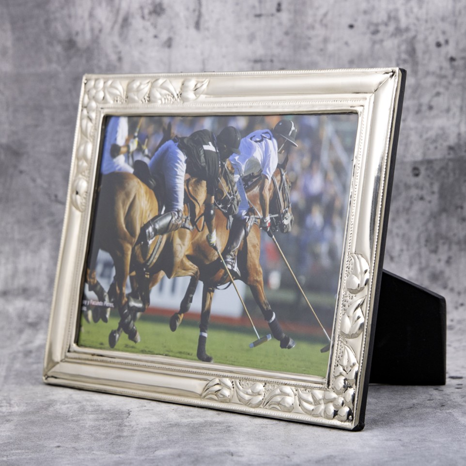 Handcrafted nickel silver picture frame 13x18 |El Boyero