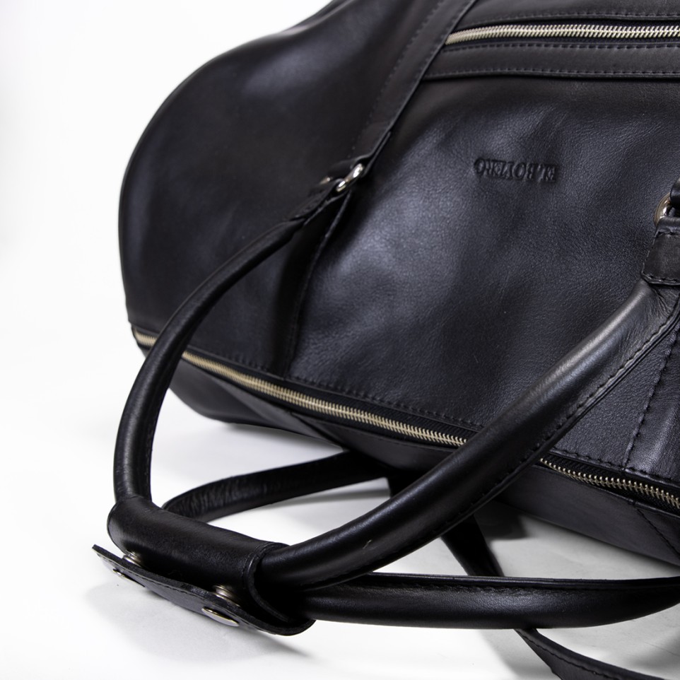 Polo-style leather travel bag |El Boyero