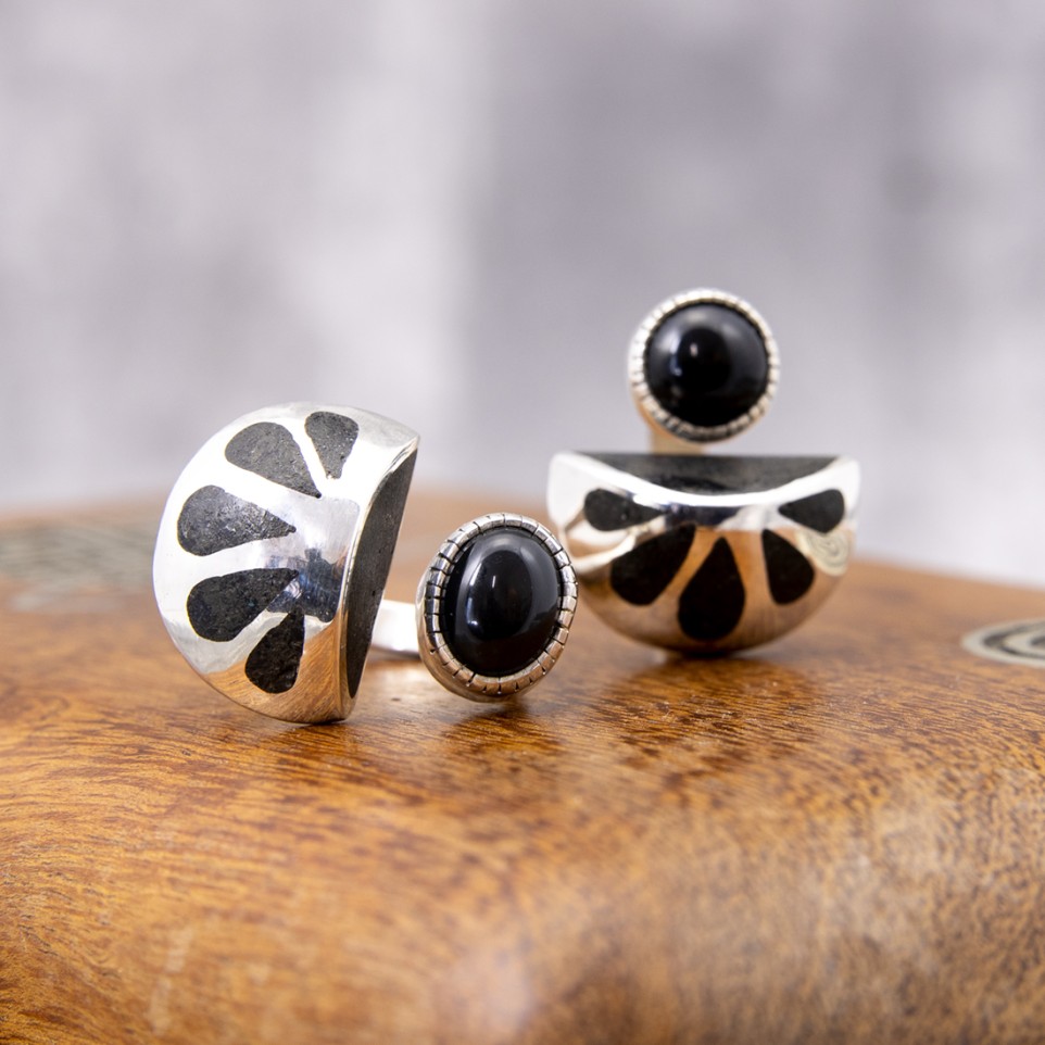 Pansy silver ring |El Boyero