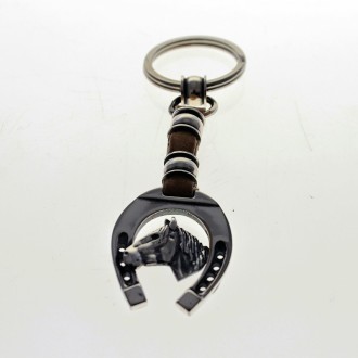 Horse head design keychain