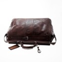 Cow soft leather travel bag with buckle lanyard |El Boyero
