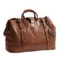 Cow soft leather large travel bag with padlock |El Boyero