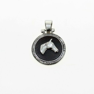 Horse head sterling silver pendant |El Boyero