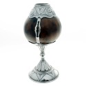Mate of gourd and sterling silver big cup shape |El Boyero