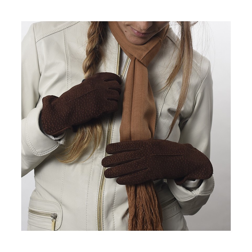 Capybara leather womens gloves |El Boyero