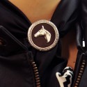 Pasapañuelos plata - Diseño caballo |El Boyero