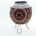 Mate covered with leather - Hand painted -
