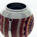Mate covered with leather - Hand painted -